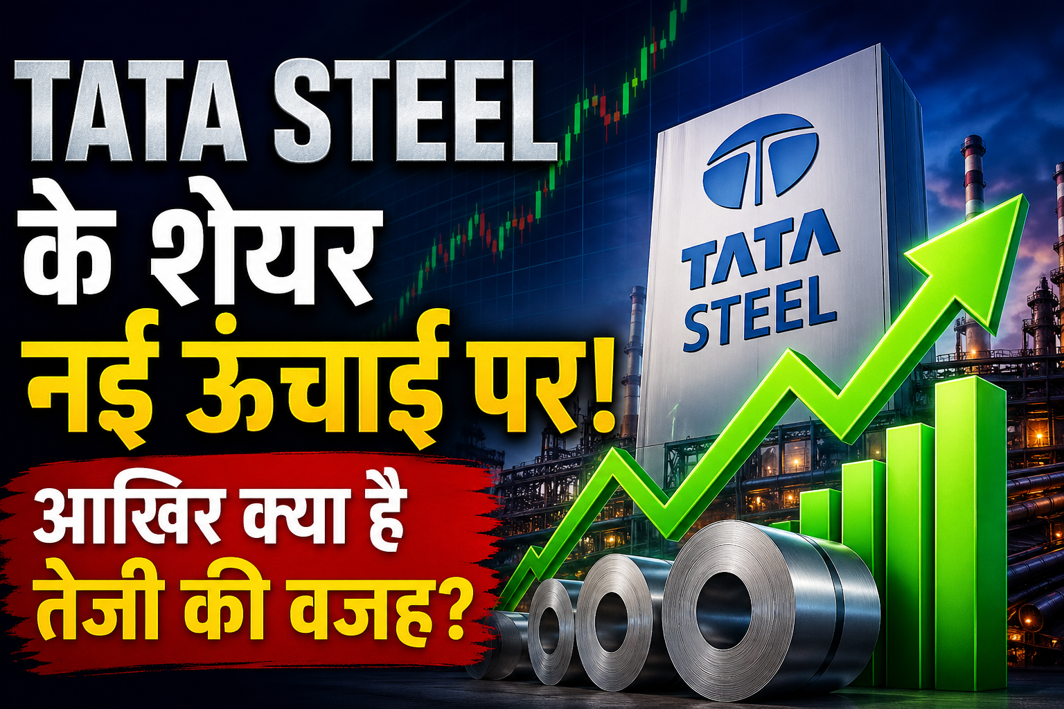 Tata Steel के शेयर नई ऊंचाई पर, आखिर क्या है तेजी की वजह?